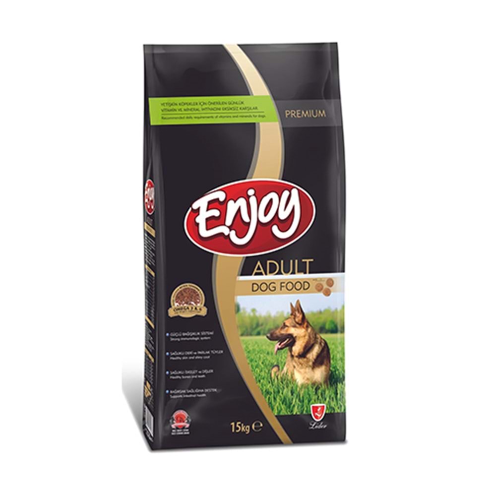 Enjoy Biftekli Yetişkin Köpek Maması 15 Kg