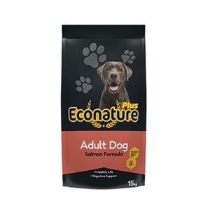 Econature Plus Somonlu Yetişkin Köpek Maması 15 Kg
