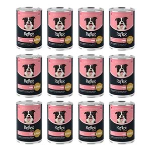 Reflex Plus Somonlu Konserve Köpek Maması 400 Gr x 12 Adet