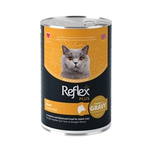 Reflex Plus Dana Etli Konserve Kedi Maması 400 gr