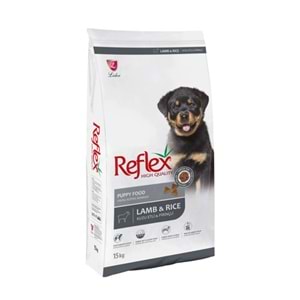 Reflex Kuzulu ve Pirinçli Yavru Köpek Maması 15 Kg